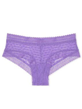 Victoria's Secret Pink Wink Cheeky Panty XXL Women Plus size purple Lace VS